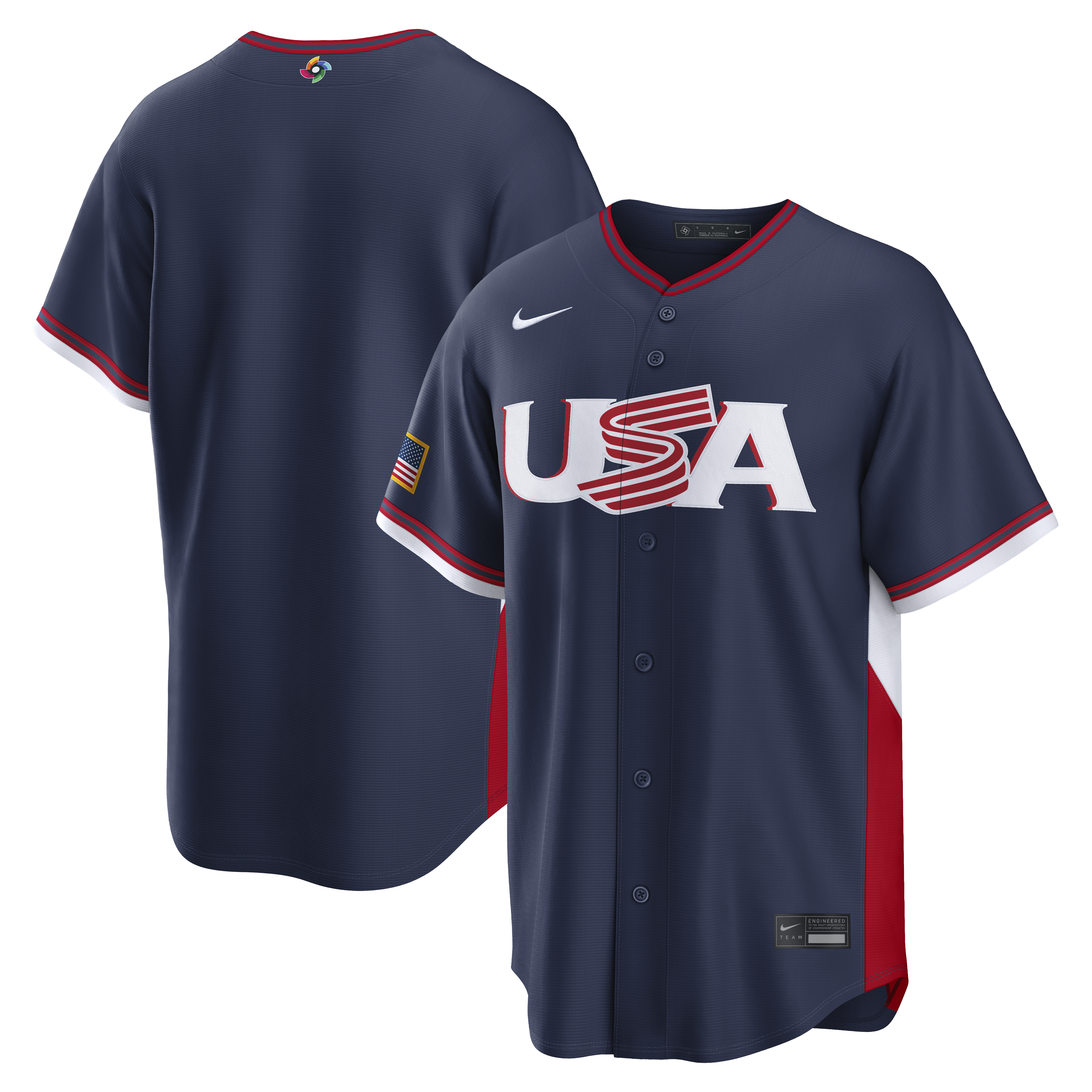 Nike USA Men's Navy 2026 World Baseball Classic Baseball Jersey