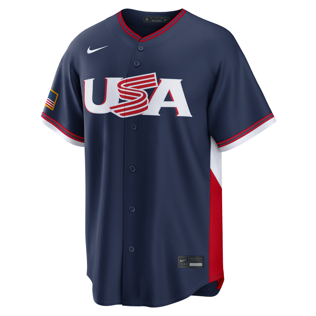 Nike USA Men's Navy 2026 World Baseball Classic Baseball Jersey