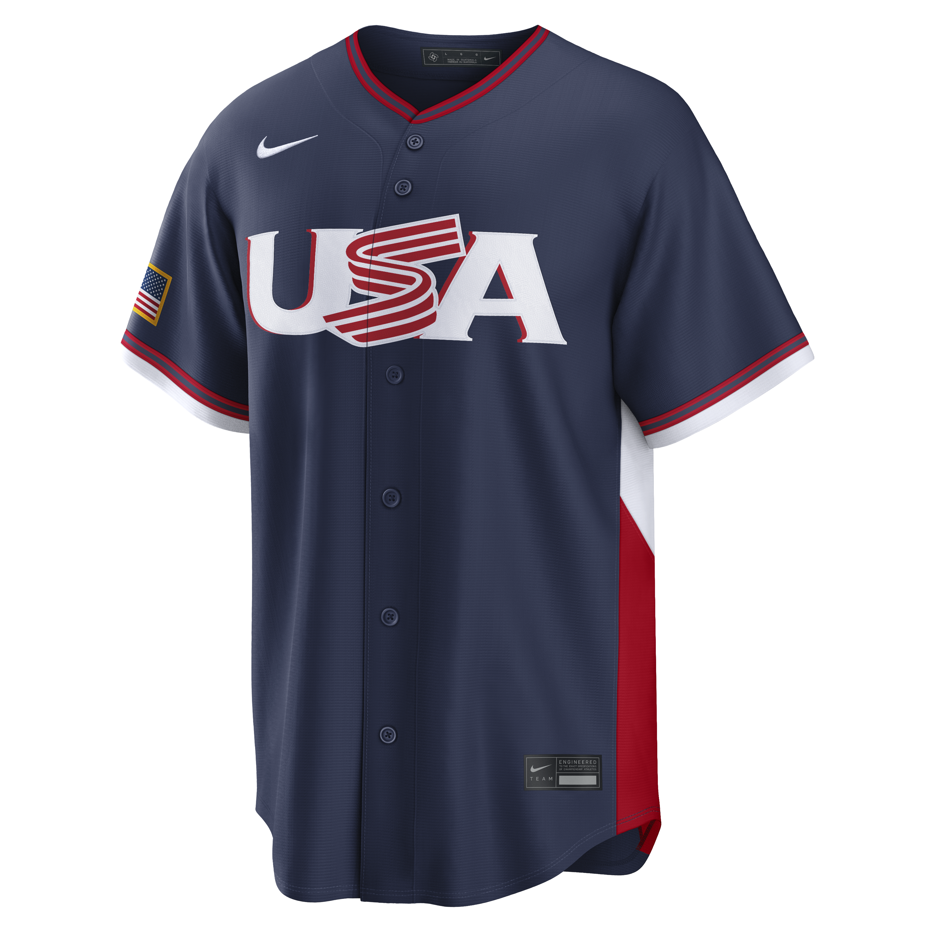 Nike USA Men's Navy 2026 World Baseball Classic Baseball Jersey