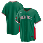 Nike Mexico Men's Green 2026 World Baseball Classic Baseball Jersey
