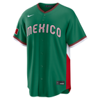 Nike Mexico Men's Green 2026 World Baseball Classic Baseball Jersey