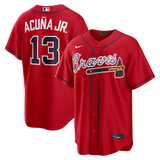 Nike Men's MLB Atlanta Braves Ronald Acuna Jr. Replica Jersey Alternate 2
