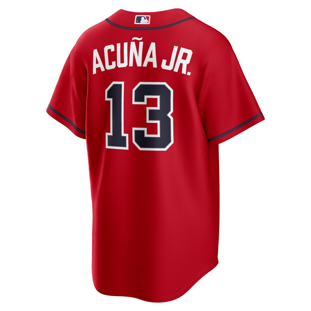 Nike Men's MLB Atlanta Braves Ronald Acuna Jr. Replica Jersey Alternate 2