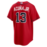 Nike Men's MLB Atlanta Braves Ronald Acuna Jr. Replica Jersey Alternate 2