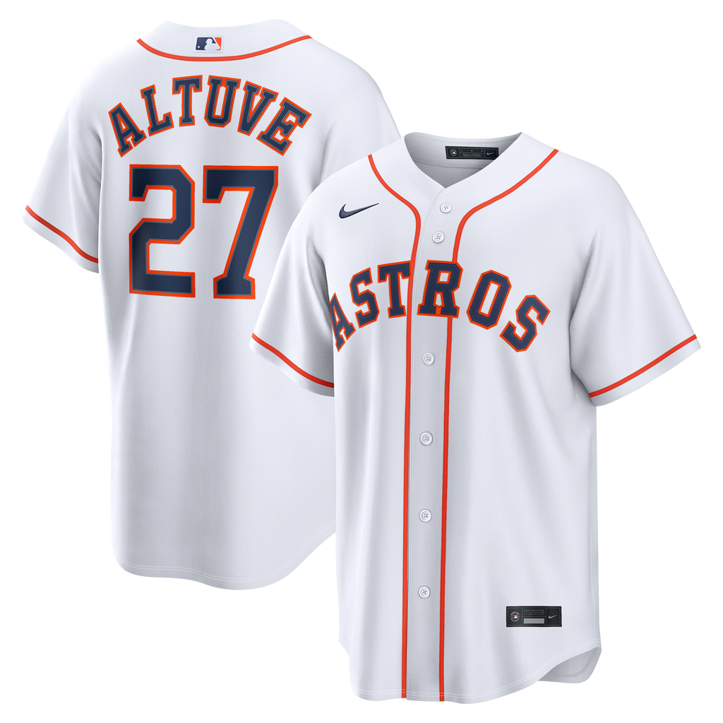 Nike Men's MLB Houston Astros Jose Altuve Replica Jersey Home