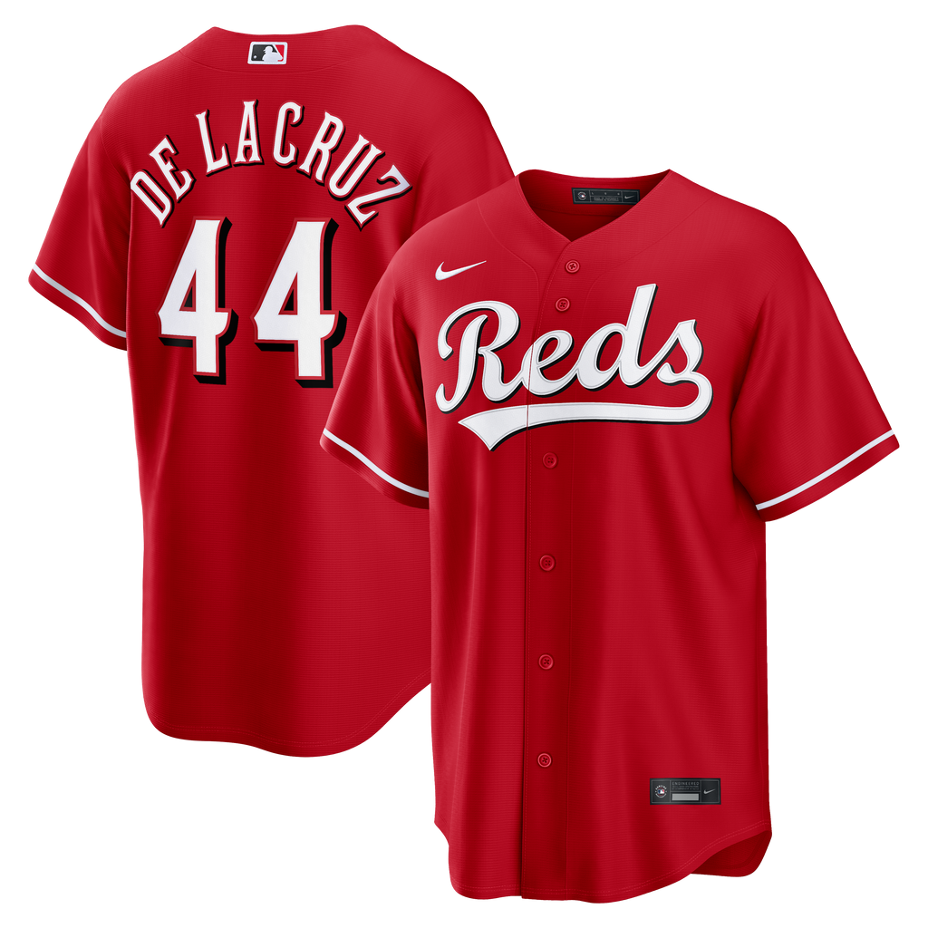 Nike Men's MLB Cincinnati Reds Elly De La Cruz Replica Jersey