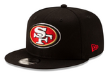 Men's New Era Black San Francisco 49ers Super Bowl LVIII Side Patch 9FIFTY Snapback Hat