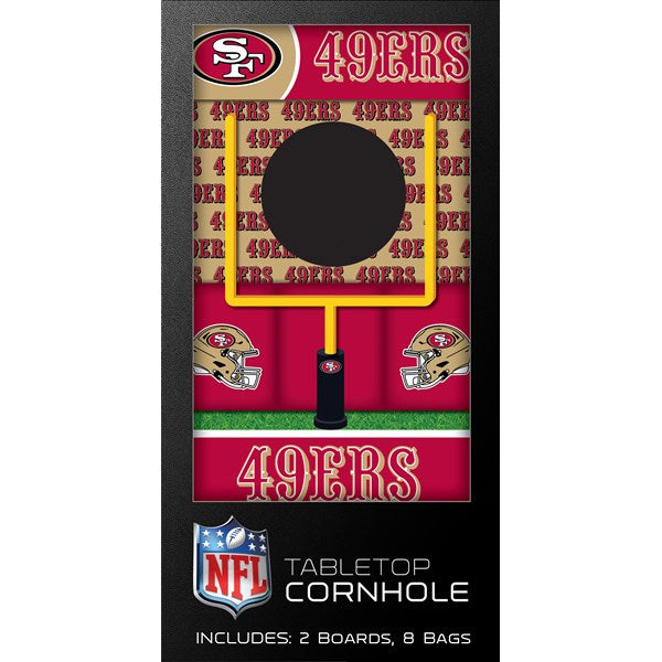 San Francisco 49ers NFL Tabletop Cornhole