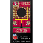 San Francisco 49ers NFL Tabletop Cornhole