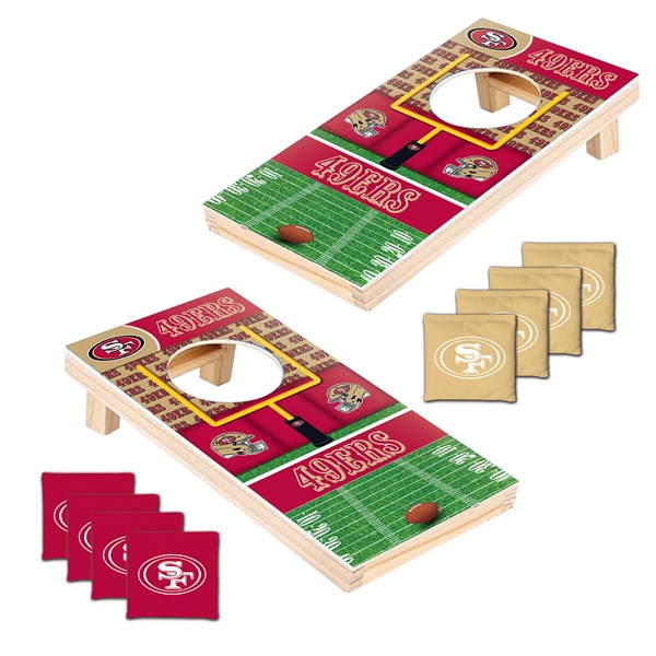 San Francisco 49ers NFL Tabletop Cornhole