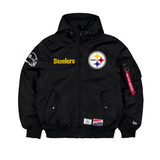 NFL Alpha Industries L-2B Hooded Bomber Jacket