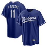 Nike Men's MLB Los Angeles Dodgers Roki Sasaki Replica Jersey Alternate