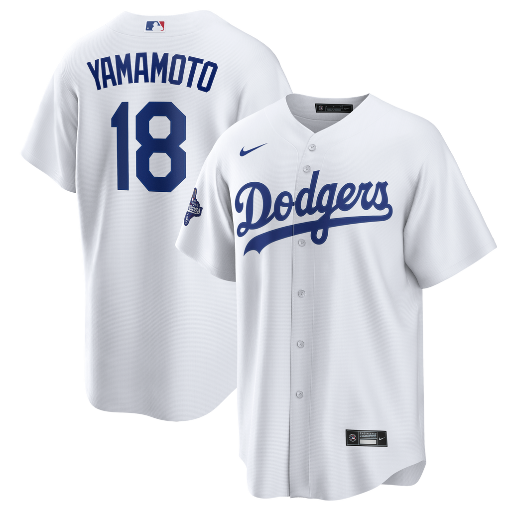 Nike Men's MLB Los Angeles Dodgers Yoshinobu Yamamoto Replica Jersey Home
