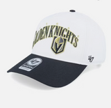 Vegas Golden Knights '47 Brand Hitch Snapback Hat White w/Black Bill