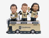 **Limited Edition** Vegas Golden Knights 2023 Stanley Cup Champions Parade Bus Triple Bobblehead