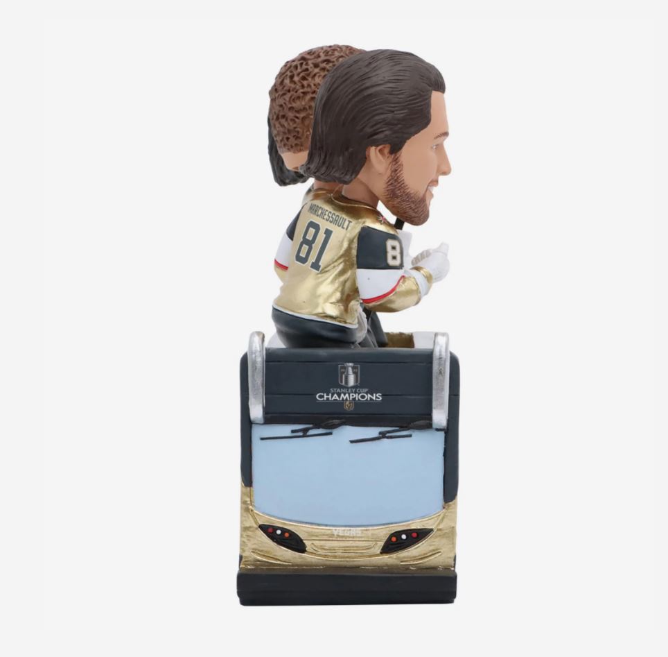 **Limited Edition** Vegas Golden Knights 2023 Stanley Cup Champions Parade Bus Triple Bobblehead