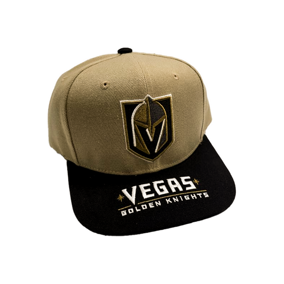 Vegas Golden Knights Wordmark Bill Snapback Hat