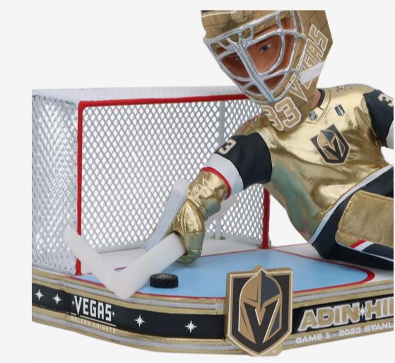 **Limited Edition** Vegas Golden Knights 2023 Stanley Cup Finals Game 1 Adin Hill "The Save" Bobblehead