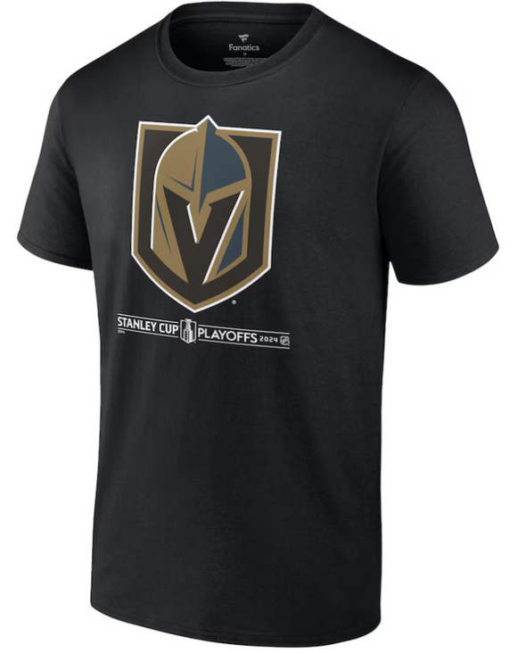 Vegas Golden Knights Fanatics 2024 Stanley Cup Playoffs Breakout T-Shirt - Black