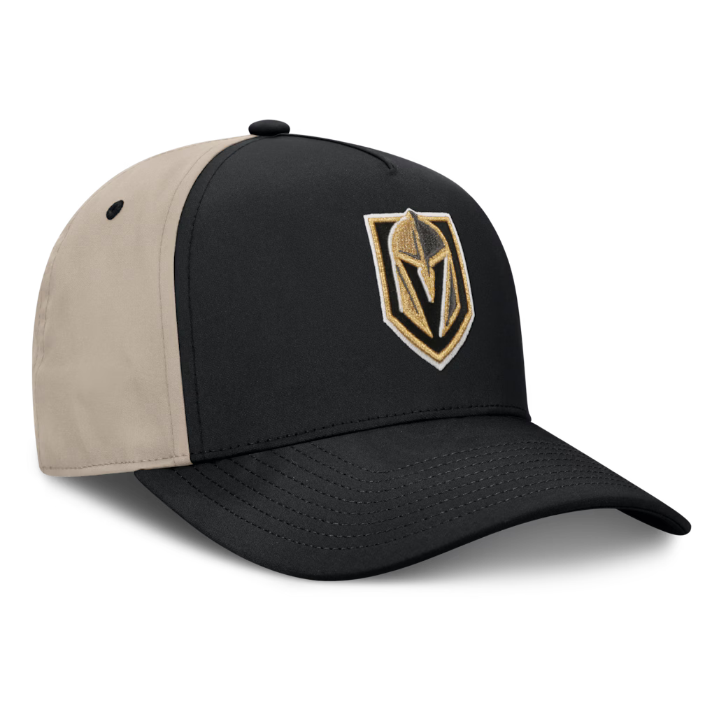 Vegas Golden Knights 2026 Stanley Cup Playoffs Locker Room Adjustable Hat Black/Tan