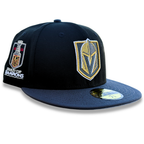 Vegas Golden Knights New Era 59-Fifty Fitted 2023 Stanley Cup Champions Black/ Gray 2 Tone Hat