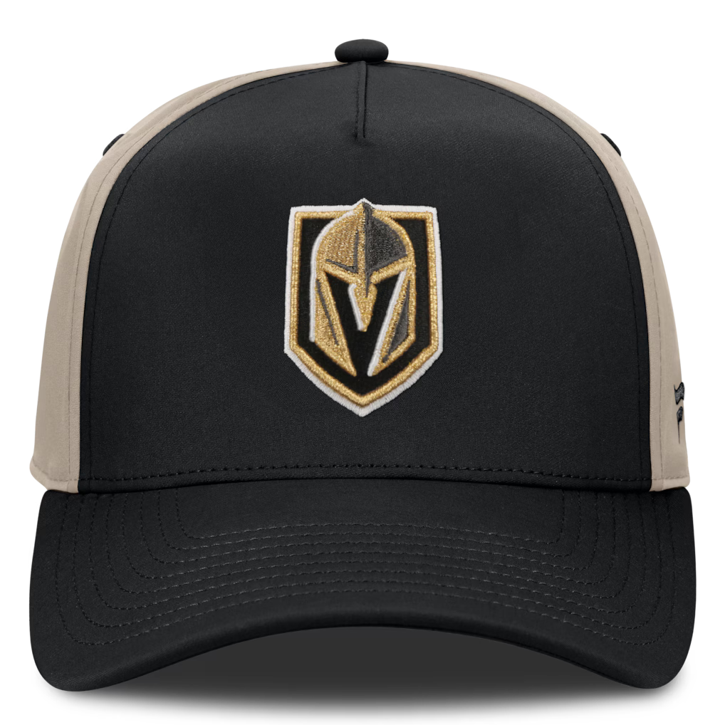 Vegas Golden Knights 2026 Stanley Cup Playoffs Locker Room Adjustable Hat Black/Tan