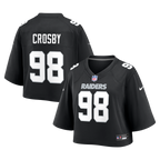 Las Vegas Raiders Women's Maxx Crosby Nike Black Cropped Fashion Game Jersey