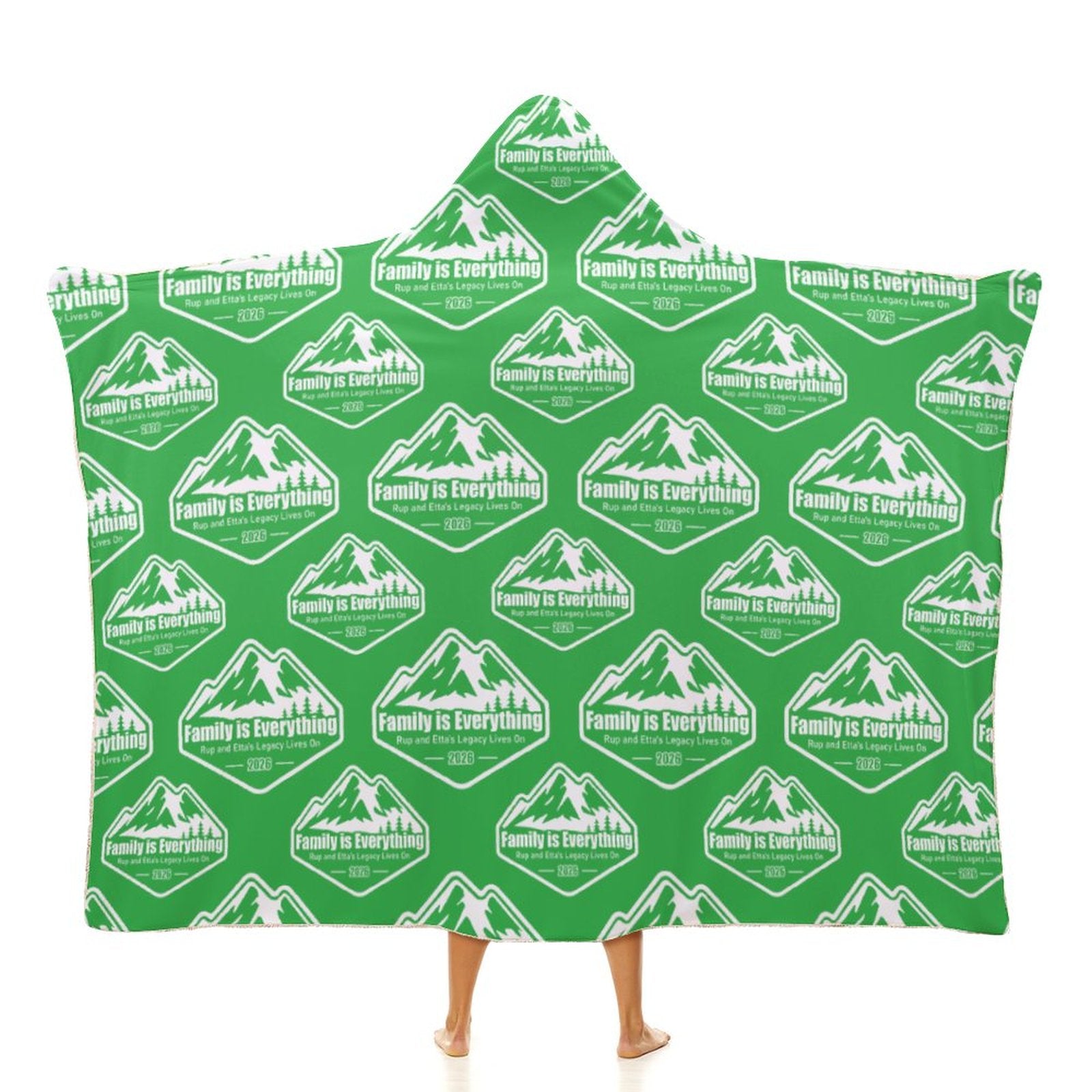 Family Reunion Hooded Blanket Wrap Hooded Blanket-50"x60"/ 130x150cm
