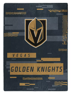 Vegas Golden Knight Royal Plush Raschel Blanket
