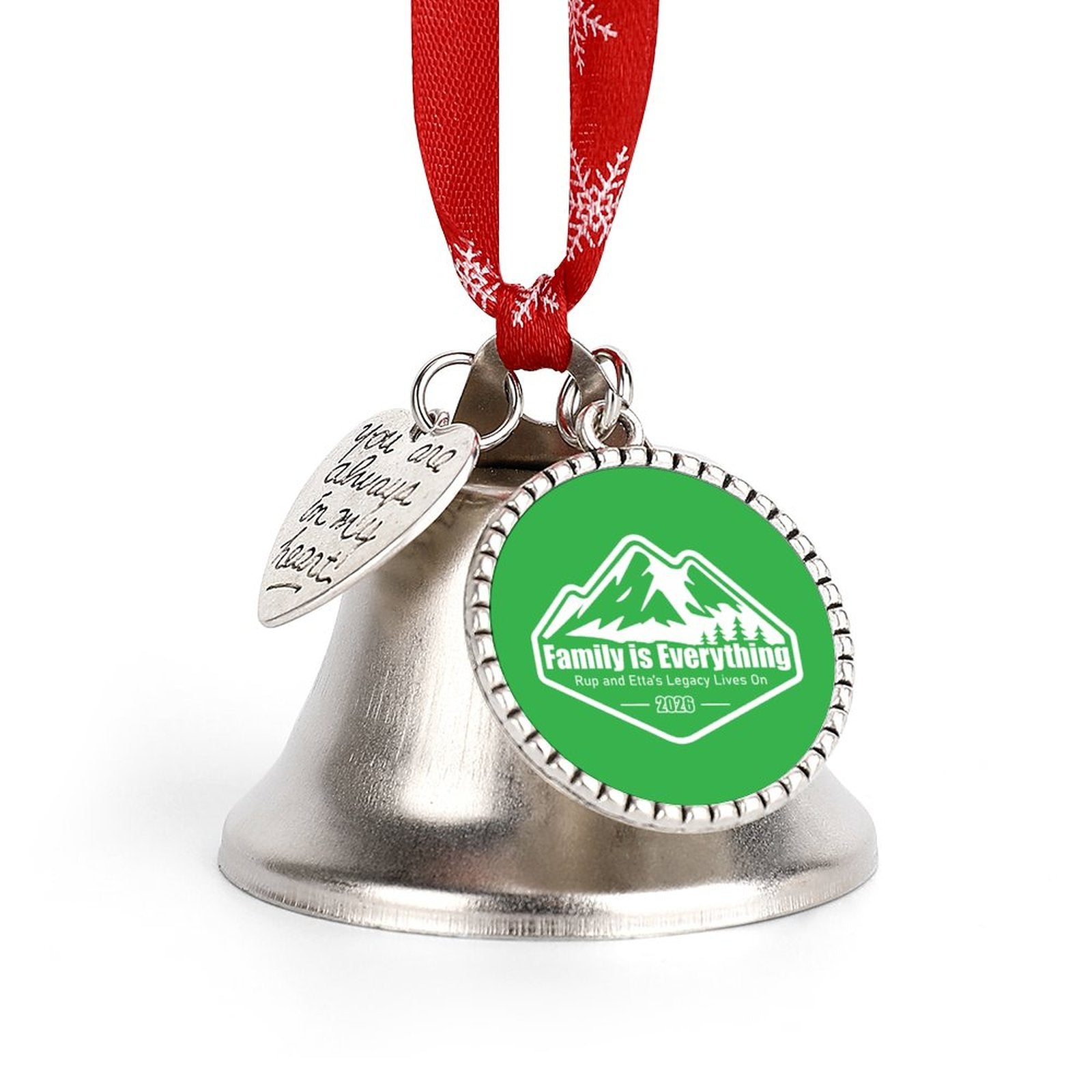 Reunion Christmas Bell Ornament