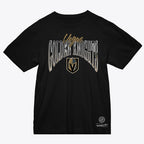Vegas Golden Knights Women's Mitchell and Ness Hip Check T-Shirt - Black