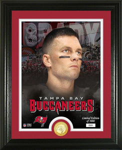 NFL Tampa Bay Buccaneers 13”x16” Tom Brady Framed Photo