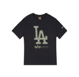 Los Angeles Dodgers  X Alpha Industries Black T-shirt
