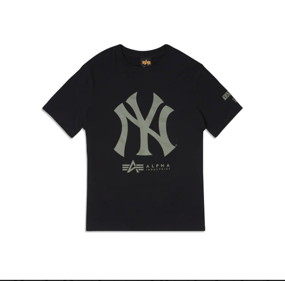 New York Yankees X Alpha Industries Black T-shirt
